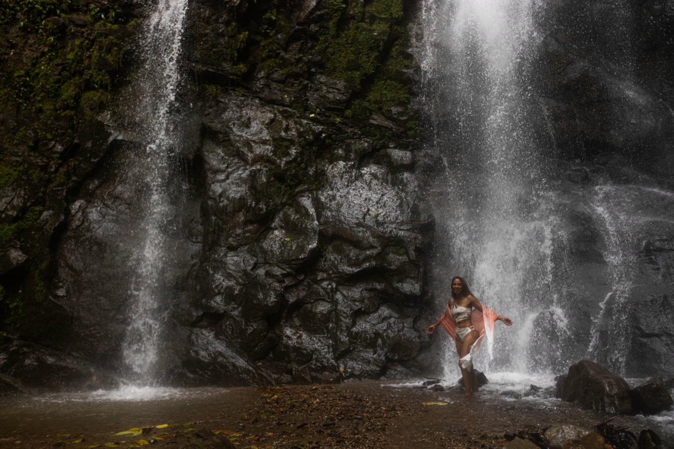 The falls at dusk — Piedras Blancas
